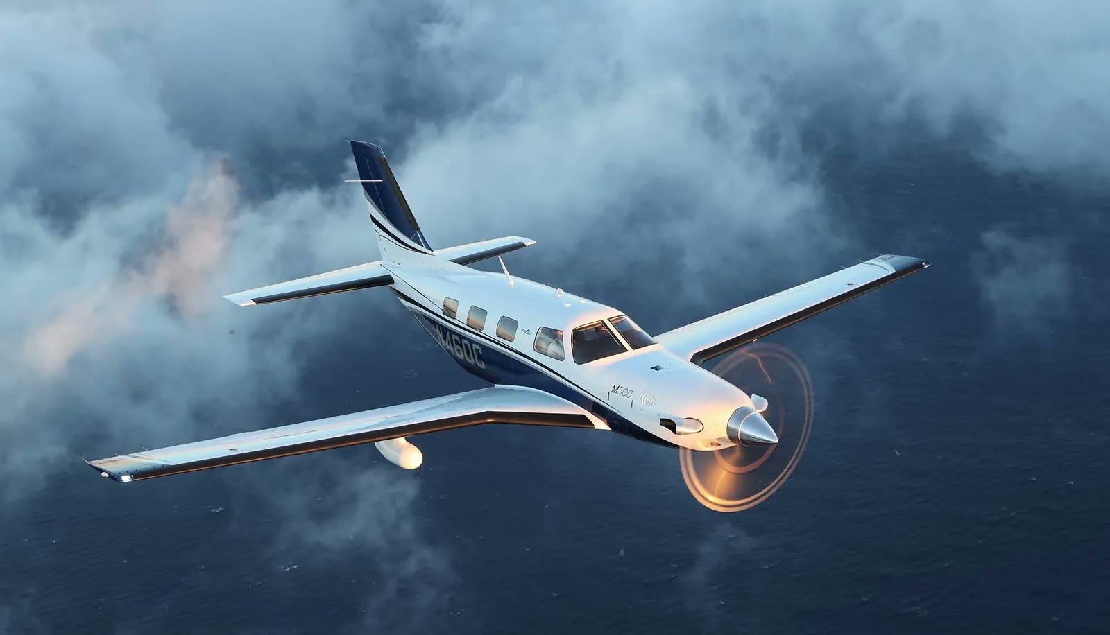 Piper M500 em voo